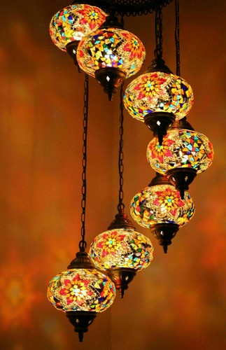 Lustre plafonnier suspendu - , en