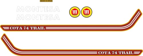 Kit autocollants montesa - d'autocollants,