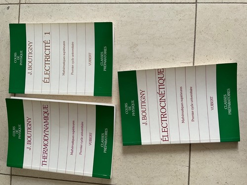 Lot livres cours - cours, physique