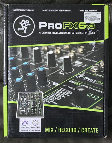 Mackie profx6v3 channel - mackie, 6-channel