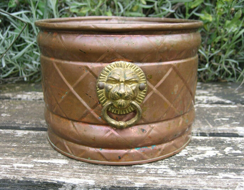 Ancien cache pot jardinière - ancien,