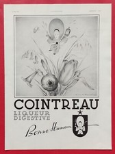 Publicité de presse Liqueur COINTREAU ill Jean A MERCIER & DENTOL  Mai 1940