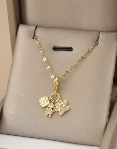 Collier femme acier - collier,