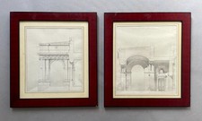 Deux dessins d'architecture
