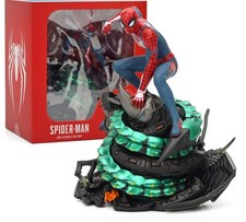 Figurine Spiderman 19cm Marvel Avengers Statue PVC avec Socle Collector