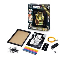 Cadre Néon Maneki-Neko –
