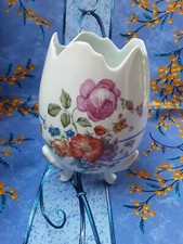 Ancien vase oeuf tripodes - vase,
