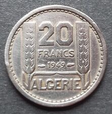 1 pièce 20 Francs 1949 Algérie époque coloniale Française. - lot n°99