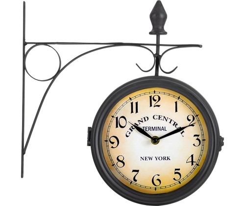 Horloge gare double murale - gare,