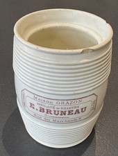 POT A RILLETTES DE BLOIS F.BRUNEAU EN CERAMIQUE FAIENCE LANGEAIS BOISSIMON