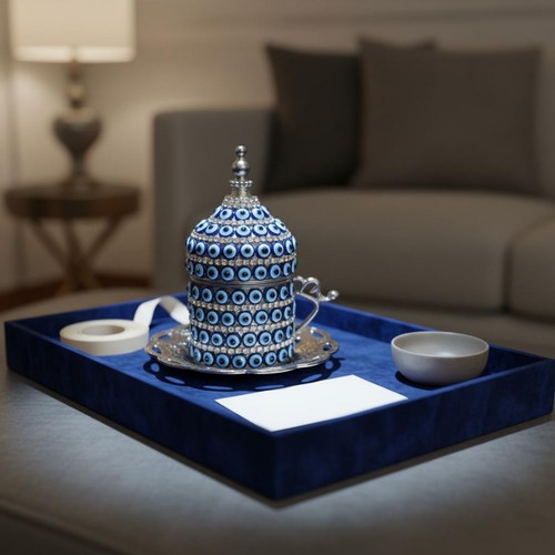 Tasse œil bleu finitions - tasse,