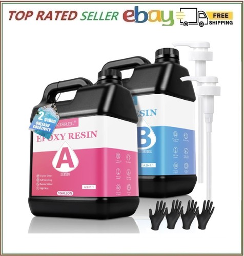 Crystal clear epoxy resin kit - crystal,