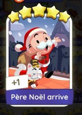 Père Noël Arrive / Carte Monopoly 5 Étoiles 🌟 