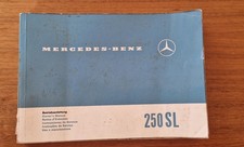 Livre/manuel/notice d'entretien Mercedes 250SL pagode W113 MERCEDES BENZ