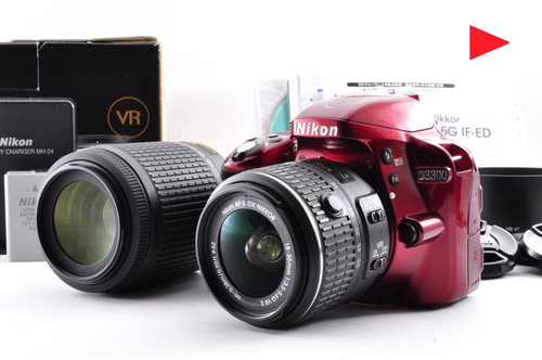 Nikon d3300 dslr double - d3300, zoom