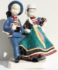 COUPLE DE DANSEURS BRETONS -