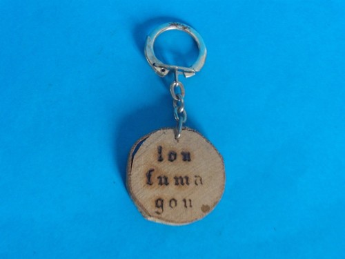 Porte cle jambon lou fuma - cle,