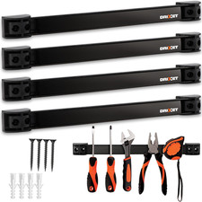 Magnetic Tool Holder Strip 12", Heavy Duty Magnetic Tool Organizer with Mounting