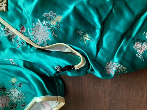 Kimono chinois soie - kimono, femme