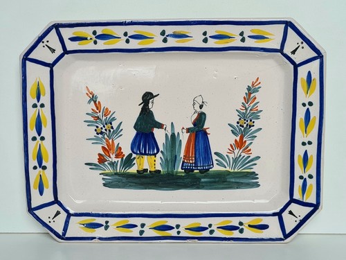 Plat faience henriot - plat,