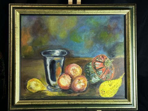 Huile sur toile - nature, morte