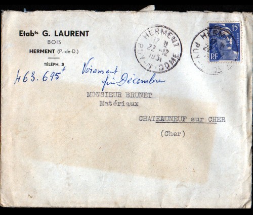 Herment scierie bois - herment, (63)