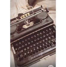 machine à écrire ancienne