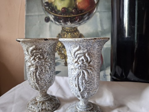Paire pots en fonte - paire,