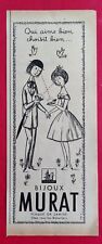 Publicité de presse: Bijoux MURAT illustration de Raymond PEYNET 1959