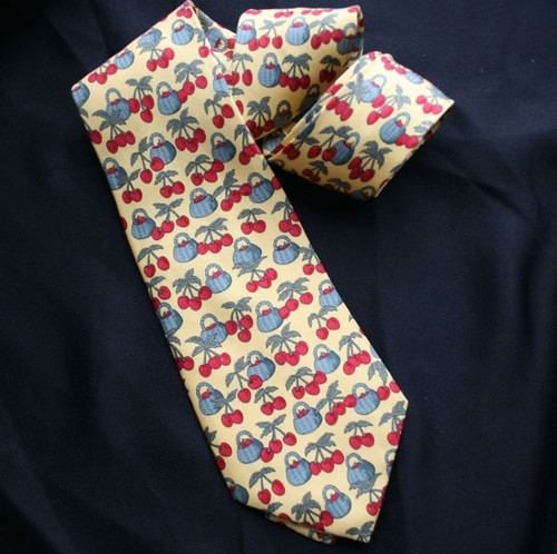 Vintage hermes red cherries - vintage,