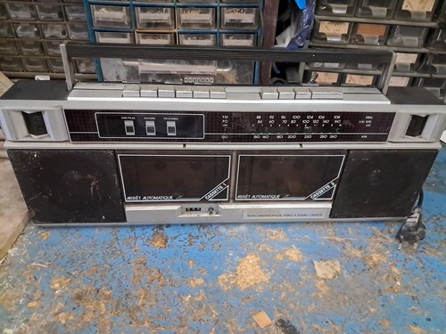 Radio double cassette vintage - ,