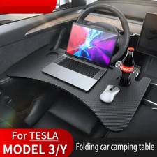 Bureau de table pour plateau ordinateur portable volant voiture Tesla Model 3...