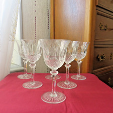 6 verres a vin rouge en