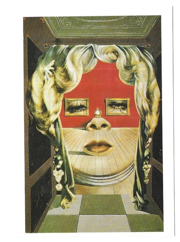 Rare carte postale dali - /,