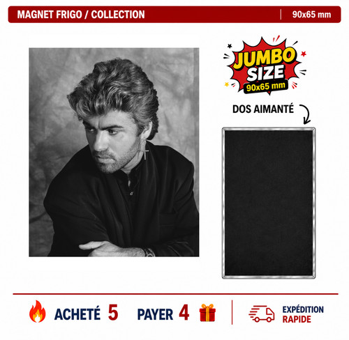 Magnet frigo george michael - magnet,
