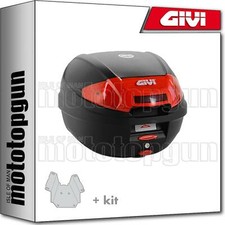 GIVI TOP CASE E300N2 + PORTE-PAQUET PIAGGIO VESPA LX 125-150 2011 11 2012 12