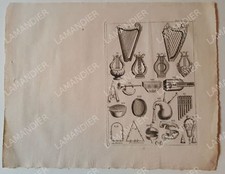 Gravure Ancienne - Instruments