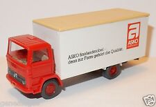 a WIKING HO 1/87 CAMION MB MERCEDES 1317 ASKO LIVRAISON MEUBLES DE FINLANDE