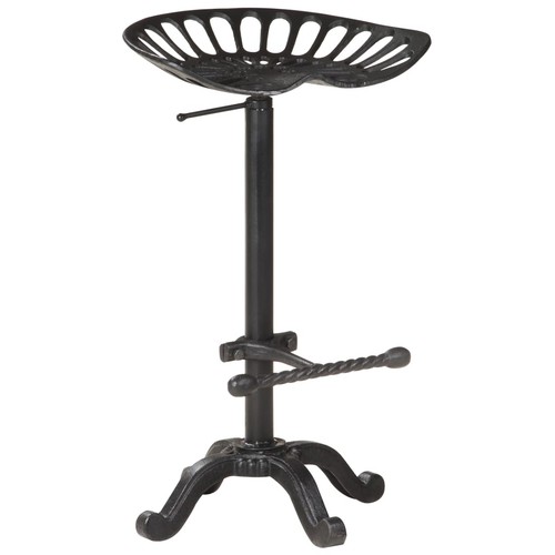 Tabouret bar noir fonte - tabouret,