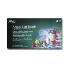 Coffret carton carré pastel souple Mungyo Gallery 48 - couleurs assorties