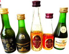 LOT * 5  MIGNONNETTES COGNAC