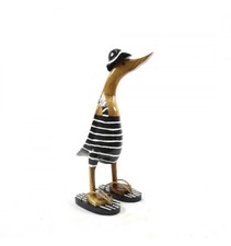 Canard décoratif en bois 35cm - Maillot de bain ra