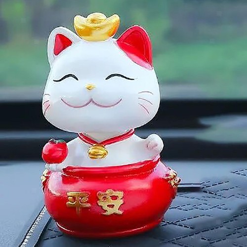 Figurine chat porte bonheur - chat, porte-bonheur