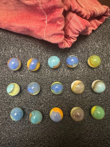 Vintage vitro agate - 15, tiger