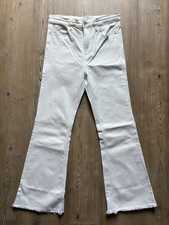 Stradivarius Denim Jean Blanc Femme Taille 40