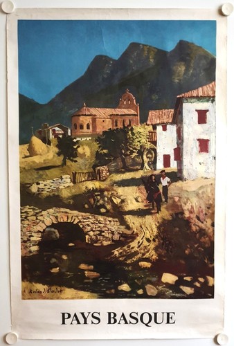 Affiche roland oudot pays - oudot,
