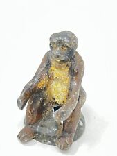 Singe Plomb Polychrome Jouet Jeux Antique Monkey Toy