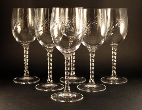 Verres eau cristal - verres,