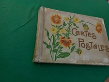 ALBUM 80 PAGES POUR CONTENIR 320 CPA 14X9 CONTIENT 236 CARTES POSTALES ANCIENNES