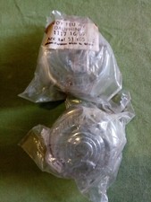 RENAULT DAUPHINE Paire de cabochons de clignotants AV avec entourage alu